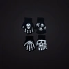 Black skuller-patterned cycling warm gloves for both men and women, anti-slip and breathable Application Scenario